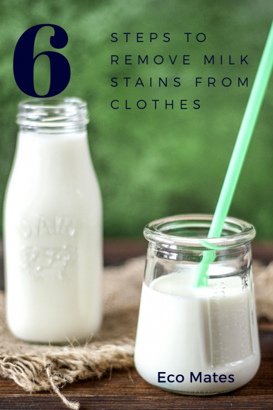 6 steps to remove milk stains
